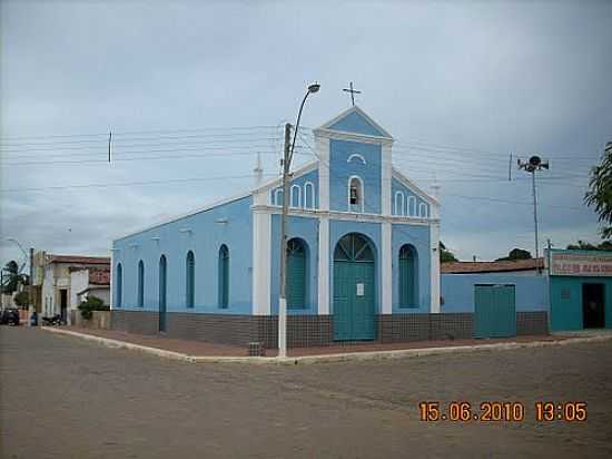 IGREJA MATRIZ DE N.SRA.DE NAZAR EM PARAZINHO-FOTO:WASHINGTON@SILVA - PARAZINHO - RN