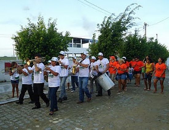 FANFARRA NO INCIO DA FESTA DA CAVALGADA EM PASSAGEM-FOTO:BETO BELLO - PASSAGEM - RN