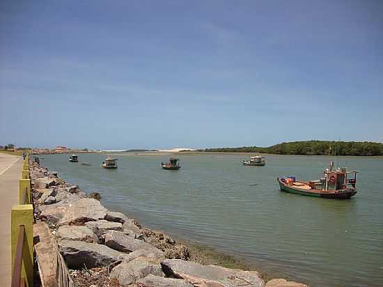 PORTO DO MANGUE-RN-EMBARCAES NO RIO DAS CONCHAS-FOTO:JOSERLEY CARLOS - PORTO DO MANGUE - RN