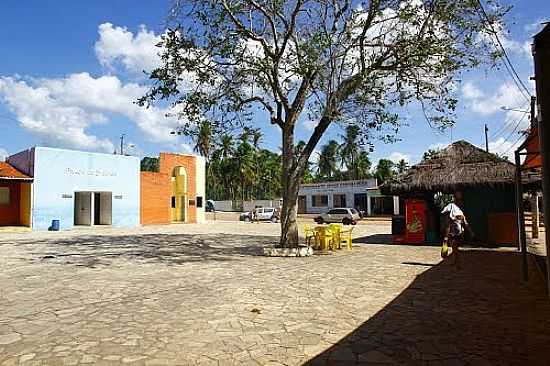 CENTRO DO BALNERIO CONHECIDO COMO OLHEIRO EM  PUREZA-RN-FOTO:WILSON ALCARAS - PUREZA - RN