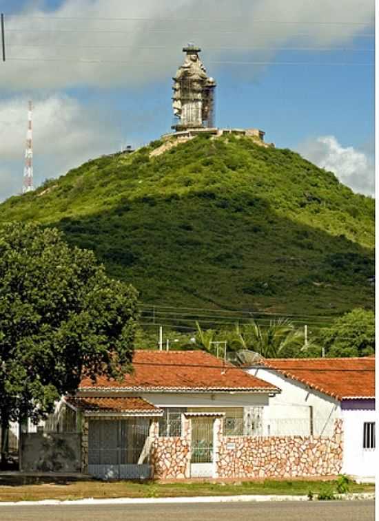 IMAGEM DE SANTA RITA DE CSSIA EM SANTA CRUZ-FOTO:THYRONE - SANTA CRUZ - RN