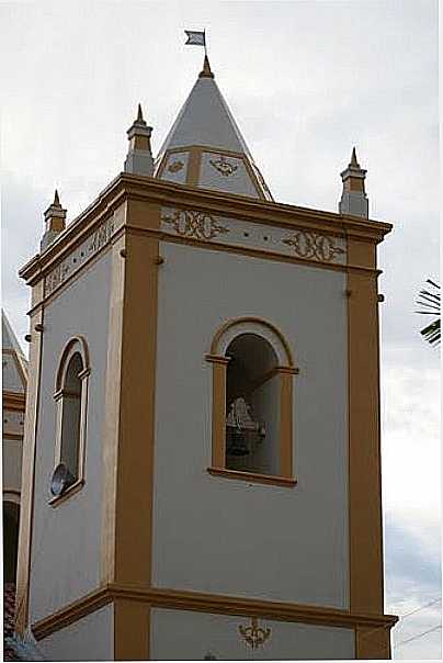 TORRE DA IGREJA MATRIZ DE SO JOO BATISTA-FOTO:SILVIO MEDEIROS  - SO JOO DO SABUGI - RN