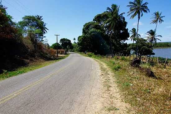 ENTRADA DA CIDADE DE SENADOR GEORGINO AVELINO-RN-FOTO:WILSON ALCARAS - SENADOR GEORGINO AVELINO - RN