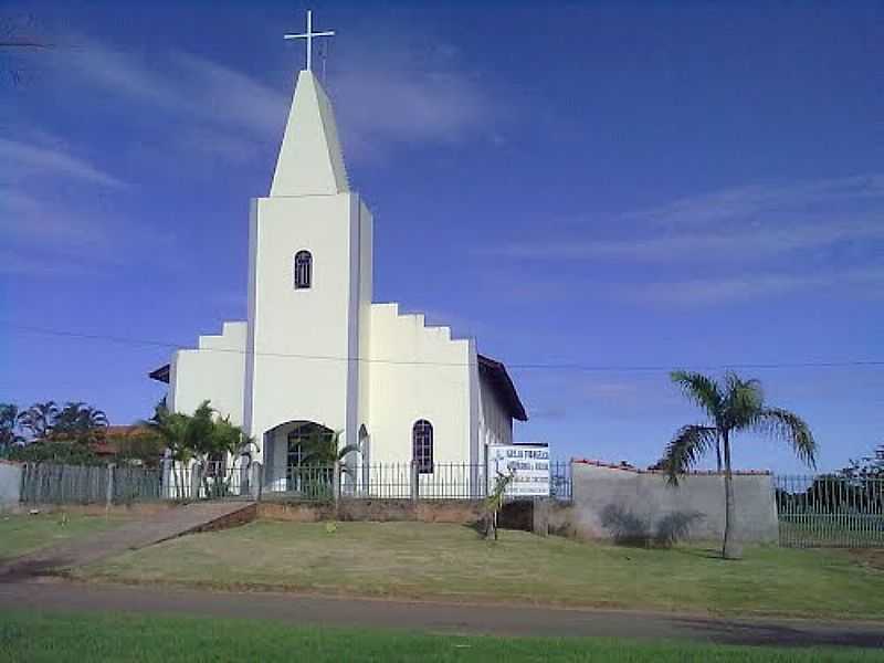 ALTO ALEGRE DOS PARECIS-RO-IGREJA MATRIZ-FOTO:WWW.MAPASBRASIL.NET - ALTO ALEGRE DOS PARECIS - RO