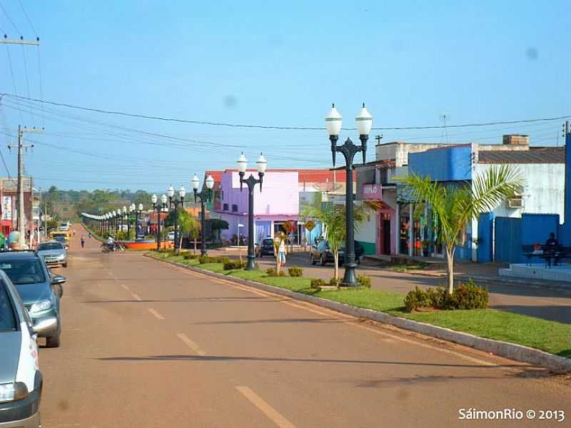 ALVORADA DO OESTE-RO-AVENIDA PRINCIPAL-FOTO:SAIMON RIO - ALVORADA DO OESTE - RO