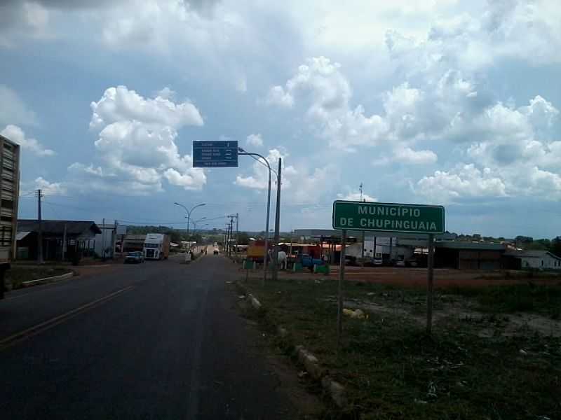 CHUPINGUAIA-RO-ENTRADA DA CIDADE-FOTO:AMARILDO VARELA - CHUPINGUAIA - RO