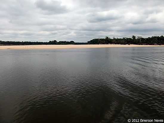 COSTA MARQUES-RO-VISTA DA PRAIA DO RIO GUAPOR-FOTO:EMERSON NEVES - COSTA MARQUES - RO