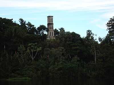 TORRE DA IGREJA-FOTO:MARCOTEIXEIRA  - PEDRAS NEGRAS - RO