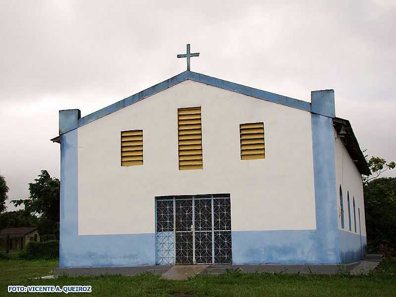 AMAJAR-RR-IGREJA DE SANTA LUZIA-FOTO:VICENTE A. QUEIROZ - AMAJAR - RR