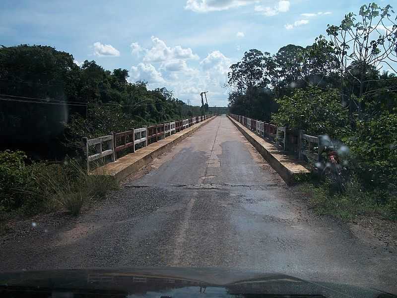 AMAJAR-RR-PONTE SOBRE O RIO AMAJAR-FOTO:DIOGOMAN  - AMAJAR - RR