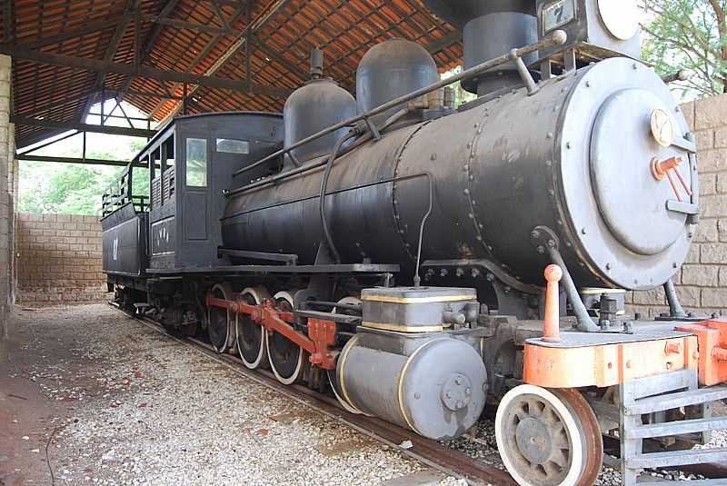 DELMIRO GOUVEIA-AL-LOCOMOTIVA NO MUSEU DELMIRO GOUVEIA-FOTO:RICARDO SABADIA - DELMIRO GOUVEIA - AL