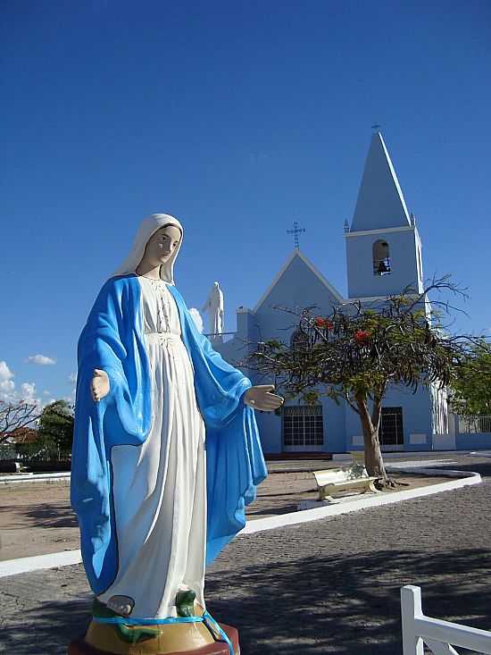 DELMIRO GOUVEIA-AL-N.S.DAS GRAAS EM FRENTE  IGREJA MATRIZ-FOTO:WALTER LEITE - DELMIRO GOUVEIA - AL