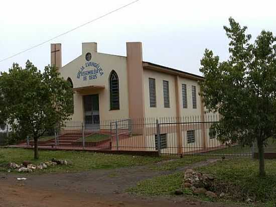 IGREJA ASSEMBLIA DE DEUS EM ALTO DA UNIO-FOTO:CESAR LOPES - ALTO DA UNIO - RS