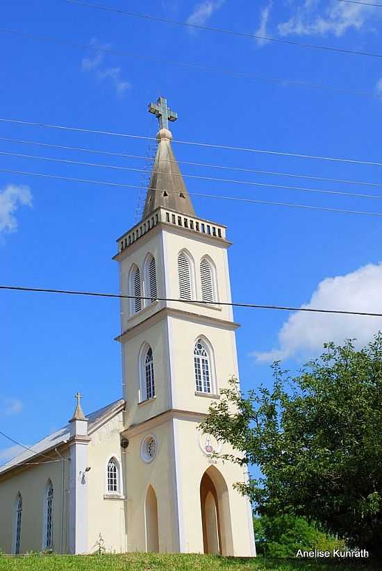 ALTO FELIZ-RS-IGREJA EVANGLICA DE CONFISSO LUTERANA DO BRASIL-FOTO:ANELISE KUNRATH - ALTO FELIZ - RS