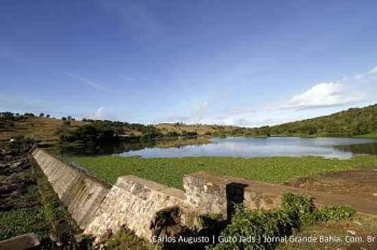 JAGUARA-BA-BARRAGEM DO DISTRITO-FOTO:WWW.JORNALGRANDEBAHIA.COM.BR  - JAGUARA - BA