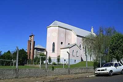 FUNDOS DA IGREJA MATRIZ-DARLAN CORRAL - ANTA GORDA - RS