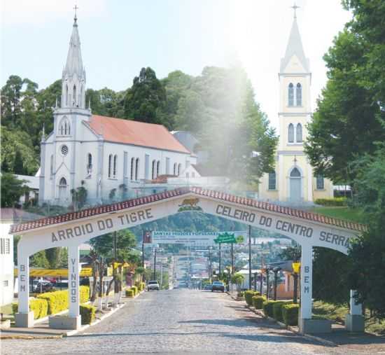 PRTICO DA CIDADE, POR SAMUEL BEILKE - ARROIO DO TIGRE - RS