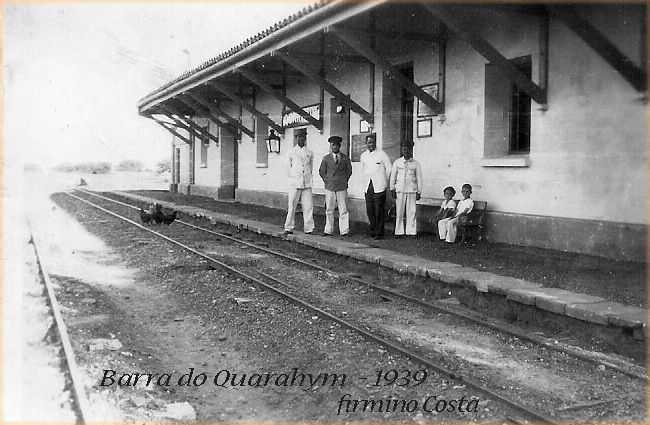 ANTIGA ESTAO, POR FIRMINO CHAGAS COSTA - BARRA DO QUARA - RS