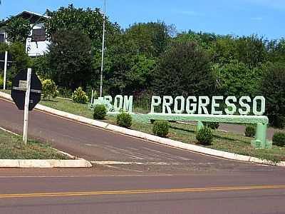 ENTRADA DA CIDADE-FOTO:ROQUE OLIVEIRA - BOM PROGRESSO - RS