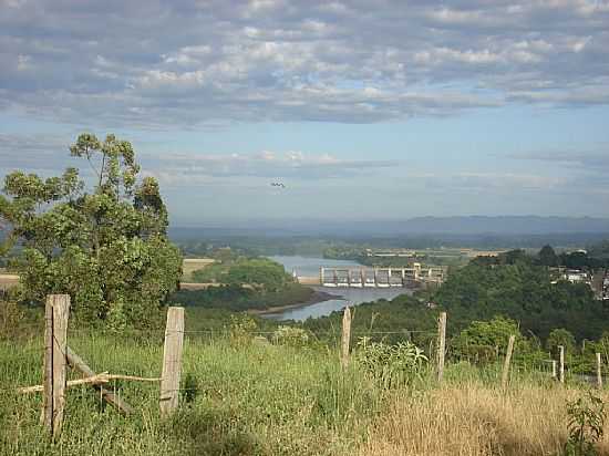 BOM RETIRO DO SUL-RS-VISTA DA BARRAGEM ECLUSA-FOTO:ELTON SILVEIRA - BOM RETIRO DO SUL - RS