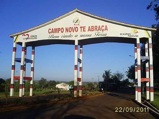 CAMPO NOVO-RS-PRTICO DE ENTRADA DA CIDADE-FOTO:RAFA LOURENCO - CAMPO NOVO - RS