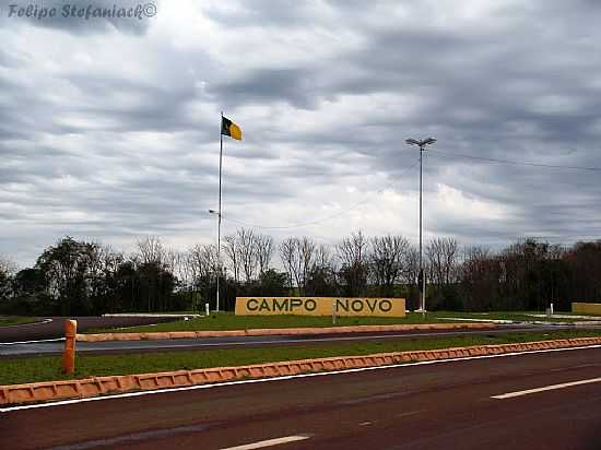 CAMPO NOVO-RS-TREVO DE ACESSO-FOTO:FELIPE STEFANIACK - CAMPO NOVO - RS