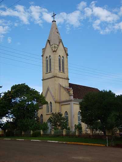 IGREJA EVANJLICA-FOTO:BY NELSO LAMB  - COQUEIROS DO SUL - RS