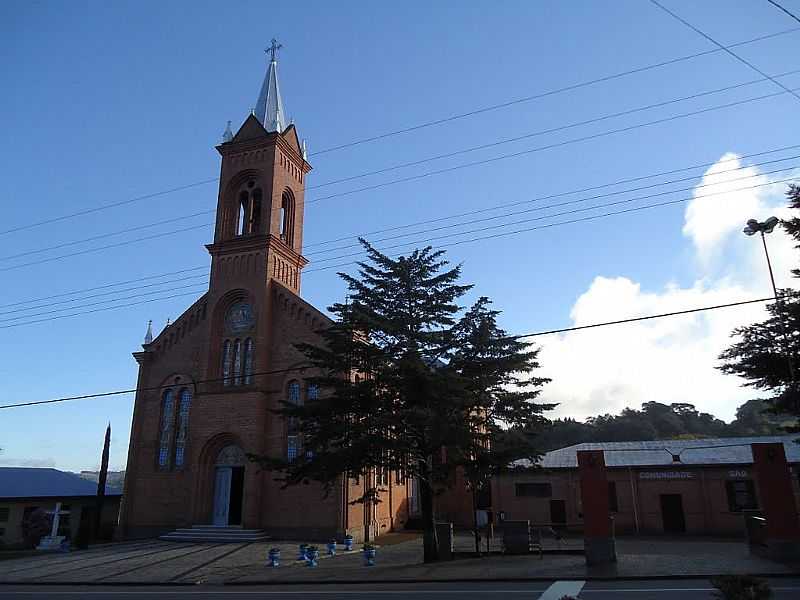 IGREJA MATRIZ DE CORONEL PILAR - RS - POR SCARAVONATI  - CORONEL PILAR - RS