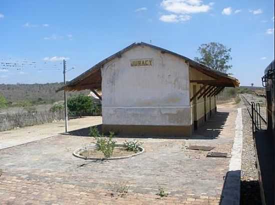 JURACI-BA-ESTAO FERROVIRIA EM 2010-FOTO:ROMERO BRITO SANTOS E GILSON LEITE  - JURACI - BA