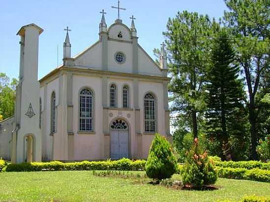 IGREJA EVANGLICA LUTERANA DE DONA OTLIA-FOTO:JEREMIAS WACHHOLZ - DONA OTLIA - RS