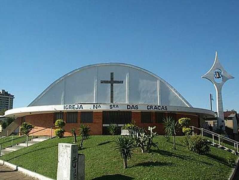 IGREJA CATLICA NOSSA SENHORA DAS GRAAS (IGREJA QUEIMADA) - ESTEIO - RS