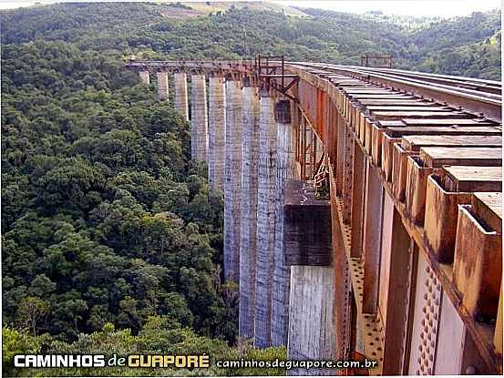 FERROVIA DO TRIGO - VIADUTO MULA PRETA, POR CAMINHOS DE GUAPOR - GUAPOR - RS