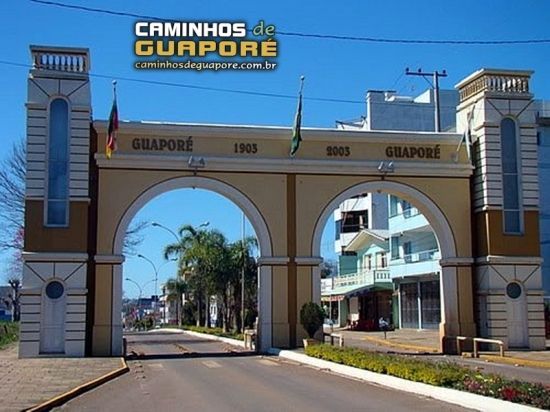 PRTICO DE ENTRADA DA CIDADE, POR CAMINHOS DE GUAPOR - GUAPOR - RS