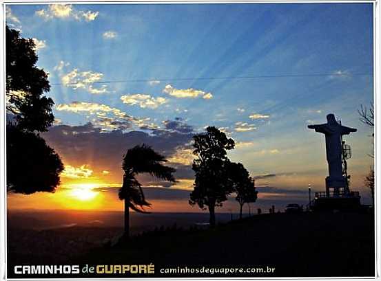 CRISTO REDENTOR, POR CAMINHOS DE GUAPOR., POR GILBERTO DAL MAS - GUAPOR - RS
