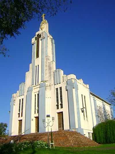 IGREJA DE SO PAULO APSTOLO-FOTO:EVANDRO J. DA TRINDA  - IBARAMA - RS