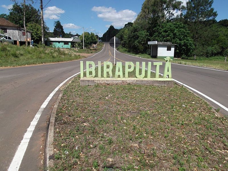IBIRAPUIT-RS-TREVO DE ACESSO-FOTO:FREDY SILVA - IBIRAPUIT - RS