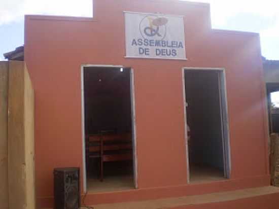 LAGOA PRETA-BA-IGREJA DA ASSEMBLIA DE DEUS-FOTO:ADCAMPODELAGOAPRETA. - LAGOA PRETA - BA