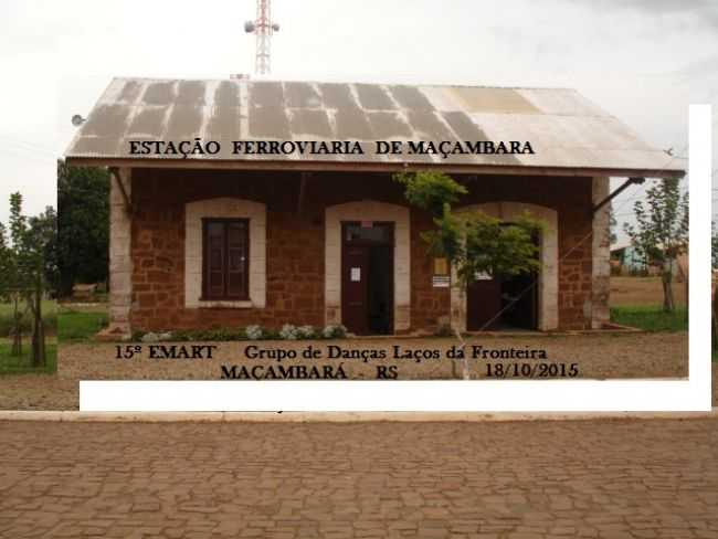 ANTIGA ESTAOFERROVIARIA DE MAAMBAR, POR NADYR LAUSMANN - MAAMBAR - RS