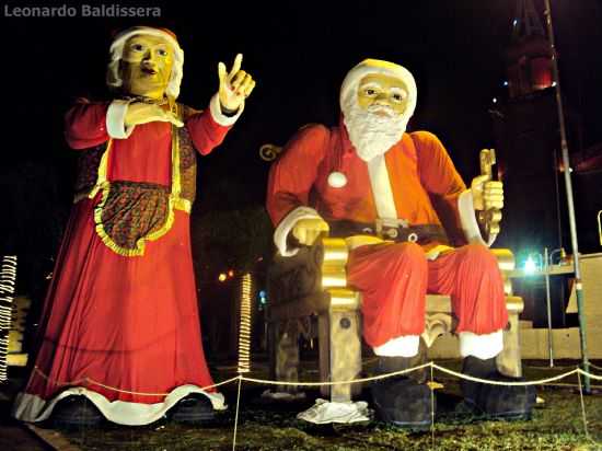 PAPAI E MAME NOEL., POR LEONARDO BALDISSERA - MACHADINHO - RS