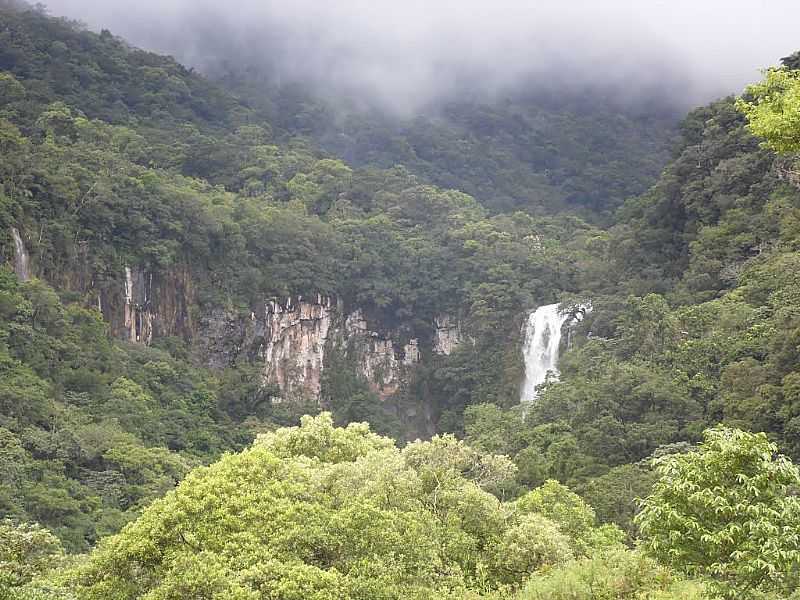 MAMPITUBA-RS-CACHOEIRA NO CAMPING DOS BORGES-FOTO:BRUCE DICKINSON - MAMPITUBA - RS