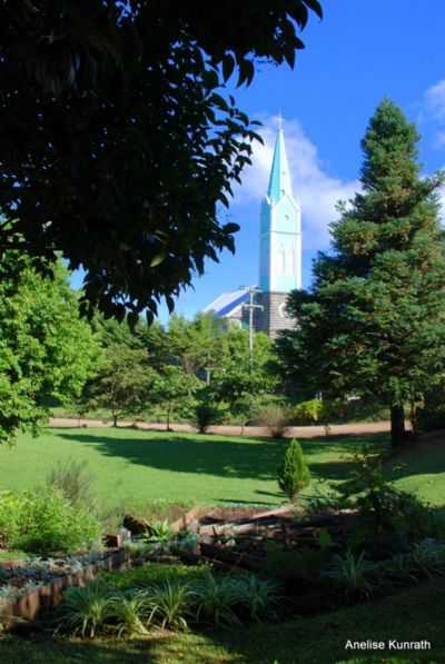 IGREJA, SO JOS DO HORTNCIO, MORRO REUTER-RS,  POR ANELISE  KUNRATH - MORRO REUTER - RS