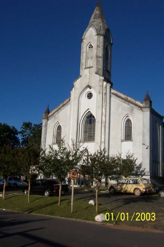 IGREJA MATRIZ SANTA LUZIA DE MORUNGAVA, POR FELIX MENDES - MORUNGAVA - RS