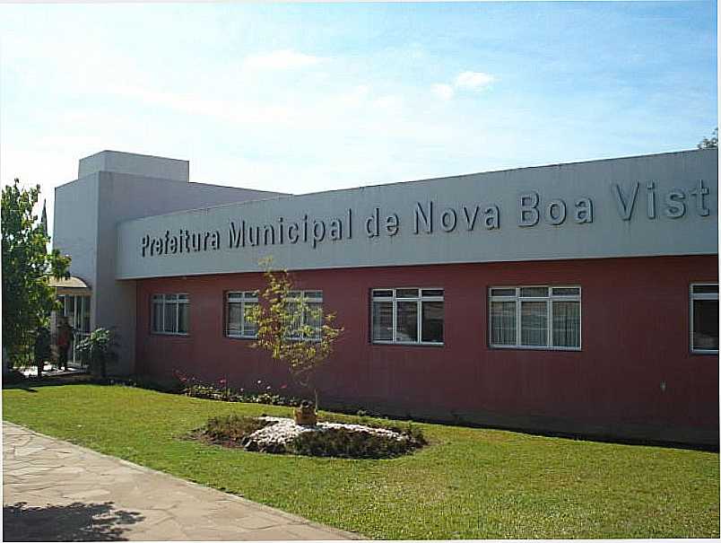 NOVA BOA VISTA-RS-PREFEITURA MUNICIPAL-FOTO:WWW.COSMOSBR.ORG.BR - NOVA BOA VISTA - RS