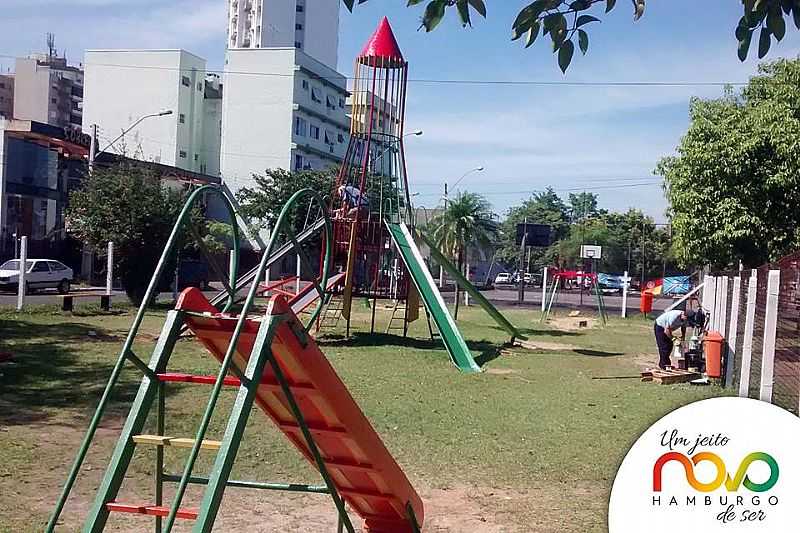 NOVO HAMBURGO-RS-PARQUE INFANTIL-FOTO:FACEBOOK  - NOVO HAMBURGO - RS