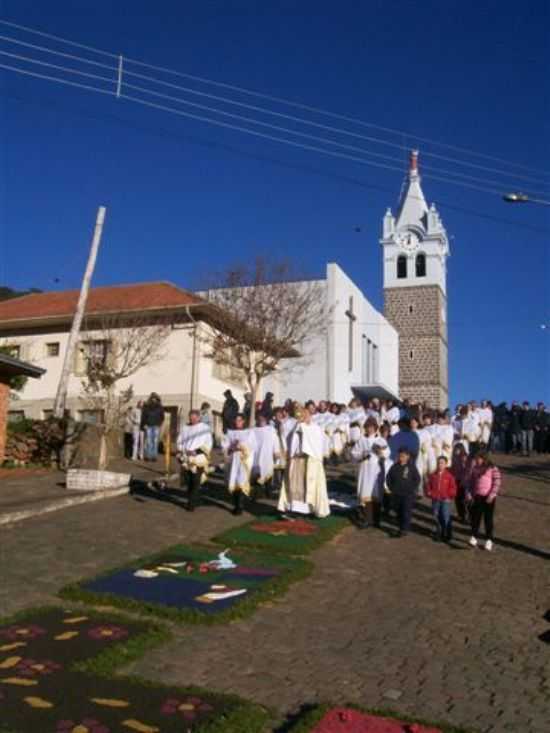 IGREJA E TORRE, POR FLORIANO MOLON - OTVIO ROCHA - RS