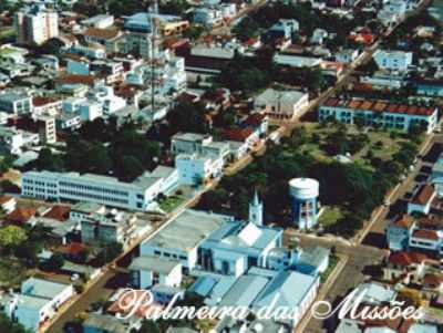 FOTO ANTIGA - VISTA AREA, POR LUCAS ANDRADE - PALMEIRA DAS MISSES - RS