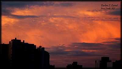 SOL EM CHAMAS-FOTO:DARLAN CORRAL  - PASSO FUNDO - RS