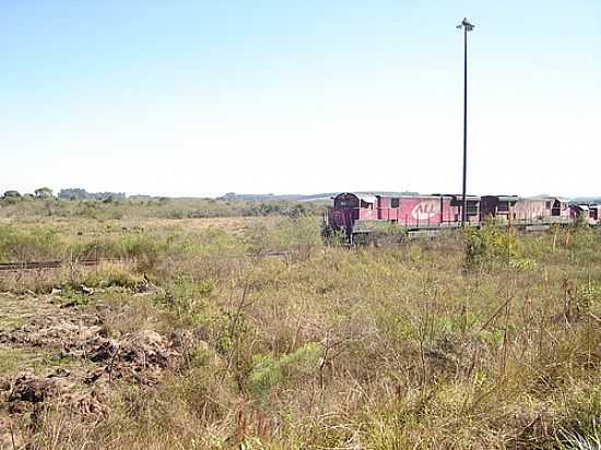 PASSAGEM FERROVIRIA EM PASSO RASO-FOTO:VILA PROGRESSO - PASSO RASO - RS