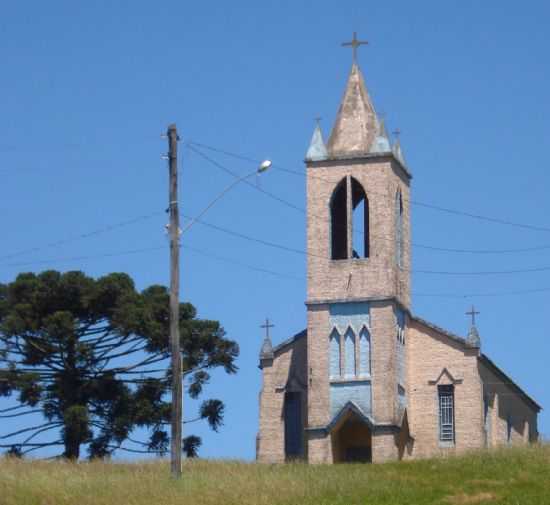 IGREJA SANTO ANDRE AVELINO - ENCRUZILHADA, POR MARIA CRISTINA FACHIN LIBERALESSO - PINHAL GRANDE - RS