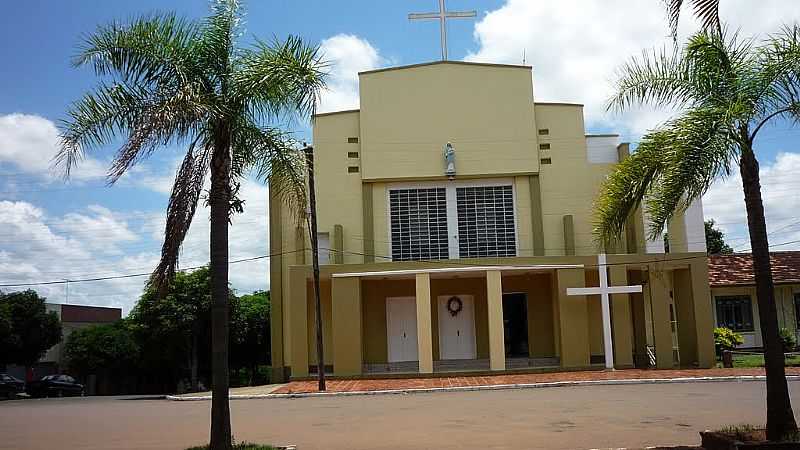 PORTO LUCENA-RS-IGREJA DE N.SRA.DOS NAVEGANTES-FOTO:UBIRAJARA BUDDIN CRUZ - PORTO LUCENA - RS